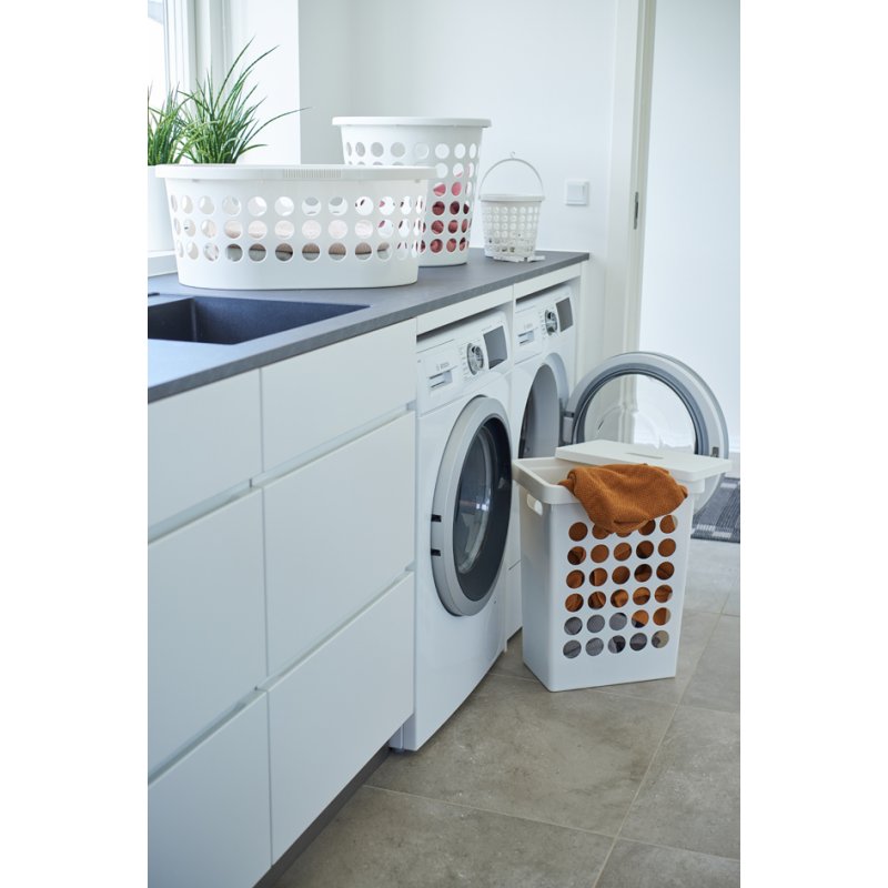 Plast Team wasmand SPRINGFIELD, rond, 25 liter